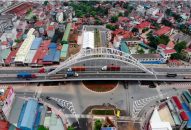 Tổ chức phân luồng giao thông cầu vượt nút giao đường Nguyễn Văn Linh với đường Hồ Sen – cầu Rào II