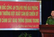 Công an thành phố: Khen thưởng Trạm Cảnh sát giao thông Quang Trung, Phòng PC08