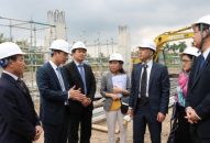 Đoàn công tác thành phố Kitakyushu khảo sát tại Nhà máy nước An Dương
