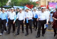 Mít tinh hưởng ứng tuần lễ quốc gia về phòng chống thiên tai