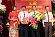 Quận ủy Hồng Bàng: Công bố Quyết định thành lập Chi bộ Công ty CP Công nghiệp Điện Hải Phòng