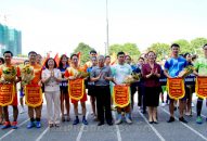 Đông đảo vận động viên, cổ động viên tham gia Hội thao Khối thi đua các ban, cơ quan của Thành ủy