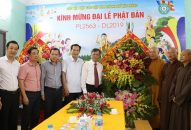 Lãnh đạo thành phố thăm và chúc mừng Giáo hội Phật giáo Hải Phòng nhân dịp Đại lễ Phật đản Vesak 2019