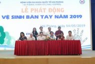 Bệnh viện Đa khoa quốc tế Hải Phòng Phát động “Bảo vệ sự sống: Hãy vệ sinh tay” năm 2019