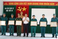 Ban Chỉ huy Quân sự quận Kiến An: Biểu dương 12 tập thể, cá nhân trong công tác