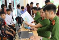 Cấp căn cước lưu động cho học sinh tại huyện Bình Liêu