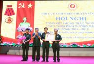 Hội Cựu chiến binh huyện Vĩnh Bảo Đón nhận Huân chương Lao động hạng ba