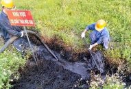 Phát hiện lượng lớn hạt điều trong chất thải gây bỏng một người dân