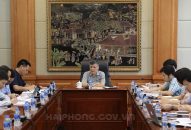 Kiểm tra tiến độ thực hiện Dự án thoát nước mưa, nước thải và quản lý chất thải rắn Hải Phòng giai đoạn 1