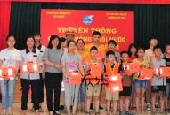 HỘI PHỤ NỮ PHÒNG CẢNH SÁT ĐƯỜNG THỦY: Truyền thông phòng chống đuối nước cho phụ nữ và trẻ em