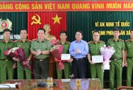 Khen thưởng Ban Chuyên án 519-M có chiến công xuất sắc về triệt phá đường dây ma túy Hòa Bình – Hải Phòng