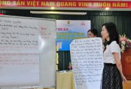 Nữ công nhân lao động học cách nhận biết hành vi quấy rối tình dục