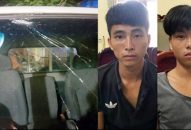 Gửi xe máy để… ném gạch vào xe ôtô của CSGT