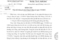 Báo cáo phản hồi thông tin báo Công lý đăng tải ngày 17/5/2019