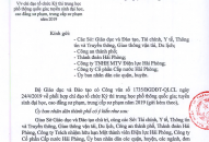 Chỉ đạo tổ chức kỳ thi trung học phổ thông quốc gia; tuyển sinh đại học, cao đẳng sư phạm, trung cấp sư phạm năm 2019