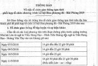 Tổ chức giao thông tạm thời trong Lễ hội Hoa Phượng Đỏ – Hải Phòng 2019