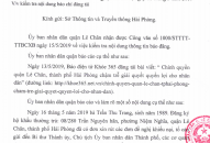 Uỷ ban nhân dân quận Lê Chân kiểm tra nội dung thông tin báo đăng