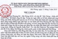 Lời cảm ơn của Chủ tịch UBND thành phố sau thành công của Lễ hội Hoa phượng đỏ 2019