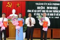 Đồng chí Bùi Thị Hồng Vân giữ chức vụ Bí thư Quận ủy Đồ Sơn