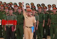 ĐỘI TUYỂN ĐIỀU LỆNH CATP HẢI PHÒNG: Sẵn sàng cho Hội thi Điều lệnh, bắn súng, võ thuật CAND – 2019