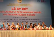 19 DN Hàn Quốc tại Hải Phòng ký kết thỏa ước lao động nhóm