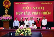 Hà Nội – Hải Phòng: Tăng cường chia sẻ kinh nghiệm trong thu hút đầu tư để phát triển
