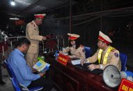 Phòng Cảnh sát giao thông đường bộ – đường sắt tuyên truyền Luật Giao thông đường bộ đến tới 1.500 người