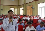 Lãnh đạo UBND thành phố tiếp xúc cử tri huyện Tiên Lãng