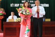 Đồng chí Bùi Thị Hồng Vân được bầu giữ chức vụ Chủ tịch HĐND quận Đồ Sơn
