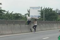 Nhiều tấm chống chói dọc tuyến QL 10 đoạn từ cầu Quán Toan đến cầu Nghìn bị tháo dỡ