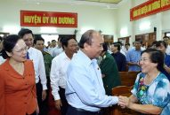 Thủ tướng Nguyễn Xuân Phúc tiếp xúc cử tri huyện An Dương (Hải Phòng)