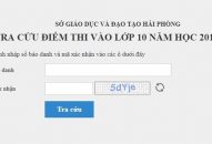 Link tra cứu điểm thi vào lớp 10 năm 2019 ở Hải Phòng