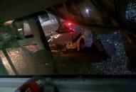 Thanh Hóa: Một xe khách bị tấn công bằng gạch đá trong đêm