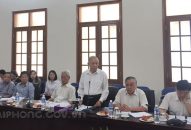 Thường trực HĐND thành phố tiếp xúc cử tri nguyên lãnh đạo chủ chốt của thành phố