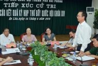 Đại biểu Quốc hội tiếp xúc cử tri quận Hồng Bàng và huyện An Lão