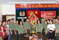 Lãnh đạo CATP thăm, chúc mừng Báo An ninh Hải Phòng