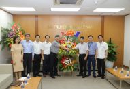 Lãnh đạo thành phố thăm, chúc mừng các cơ quan báo chí Trung ương