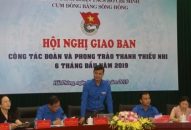 ĐOÀN THANH NIÊN CỤM ĐỒNG BẰNG SÔNG HỒNG: Giao ban công tác 6 tháng đầu năm 2019