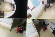 Clip đôi nam nữ bất ngờ lao vào  bóp cổ, túm tóc, đạp nữ điều dưỡng