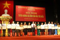 Biểu dương 217 gia đình văn hóa tiêu biểu thành phố