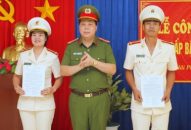 Phòng Cảnh sát Thi hành án Hình sự & Hỗ trợ tư pháp: Công bố Quyết định nâng lương, thăng cấp bậc hàm
