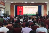 Quận Lê Chân tổ chức hội nghị phổ biến Luật Quốc phòng