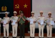 CAQ Đồ Sơn: Công bố quyết định thăng cấp bậc hàm, nâng bậc lương năm 2019