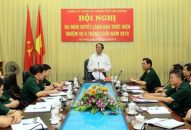 Đảng ủy Quân sự thành phố ra Nghị quyết lãnh đạo thực hiện nhiệm vụ 6 tháng cuối năm 2019