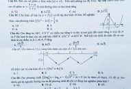 Bài giải đề thi môn Toán THPT quốc gia 2019 mã 120