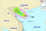 Bão giật cấp 11 hướng vào Quảng Ninh – Hải Phòng