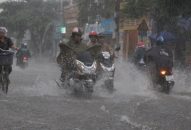 Ảnh hưởng bão số 2, các tỉnh Bắc Bộ có mưa lớn