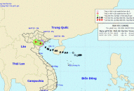 Bão số 2 suy yếu thành áp thấp nhiệt đới, Thanh Hóa đến Nghệ An mưa to