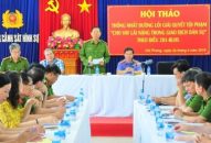 Hội thảo thống nhất đường lối giải quyết tội phạm “Cho vay lãi nặng trong giao dịch dân sự”