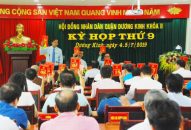 Kỳ họp thứ 9 HĐND quận Dương Kinh khóa II (nhiệm kỳ 2016 – 2021)